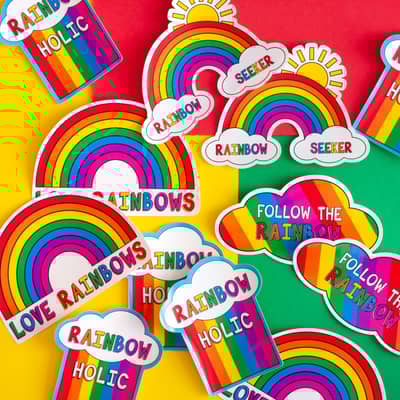 Rainbow Stickers