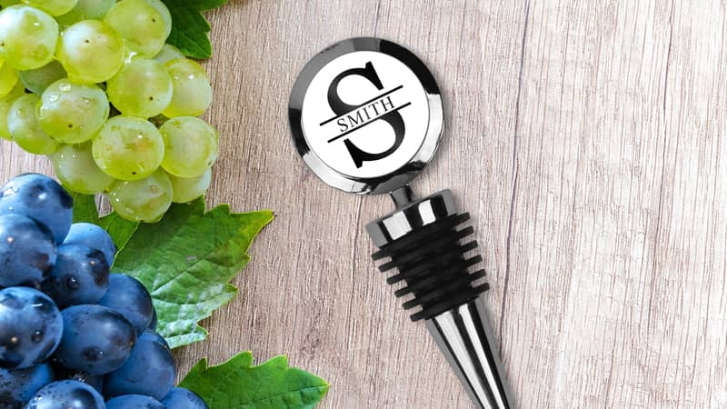 Personalised Name And Initial Bottle Stopper