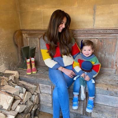 Rebecca and Poppy Matching Squares Jumper