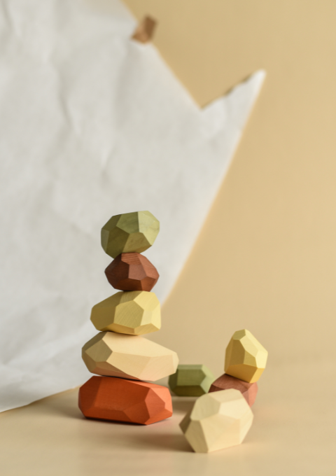 Borrow and Nest Balancing Stones