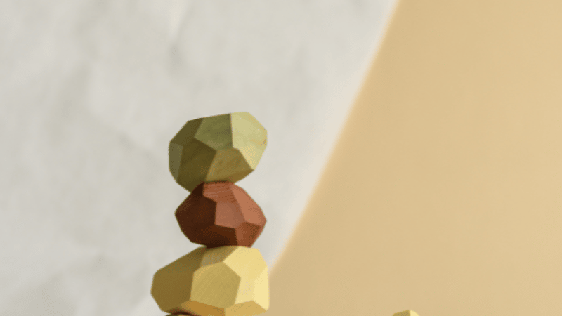 Borrow and Nest Balancing Stones