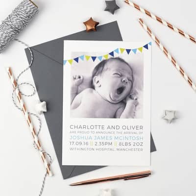 new baby announcement