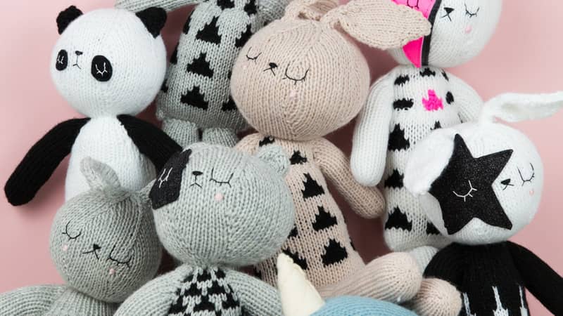 Handknit toys