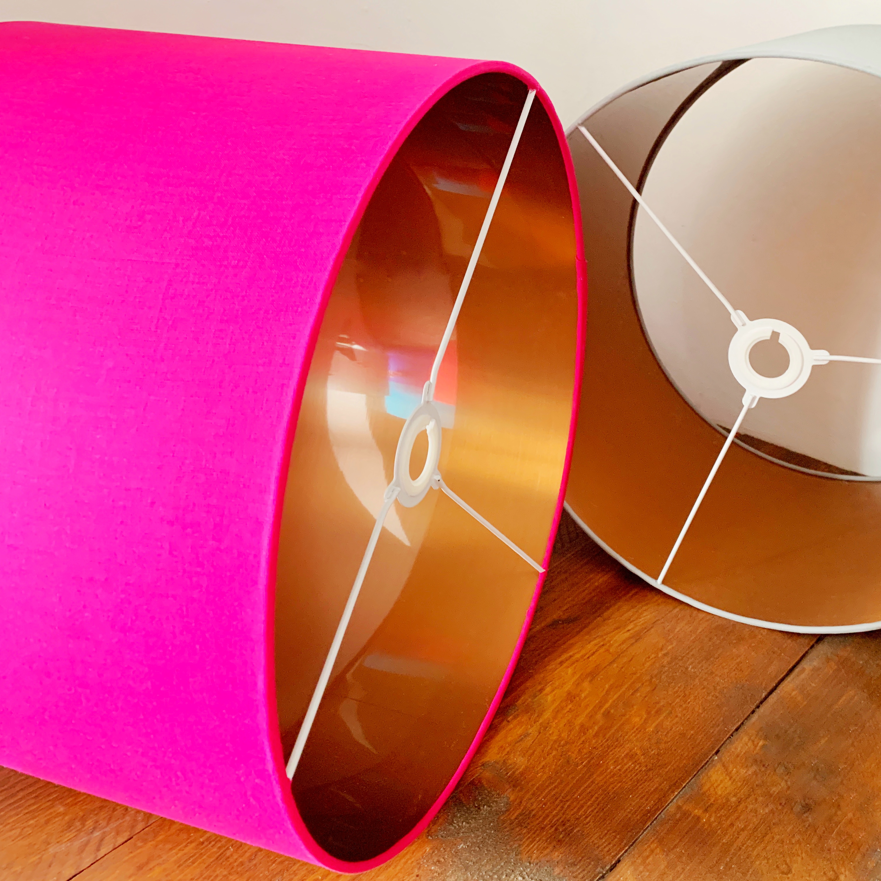 Mix and match brushed copper Lampshade