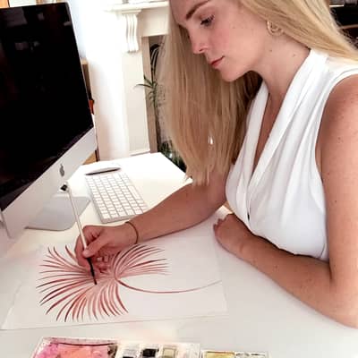 Alice watercolour painting