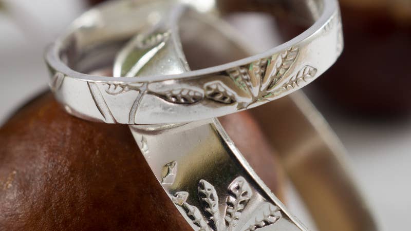 Chestnut Rings in silver