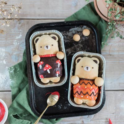 Teddy Bear Bun Baking Kit