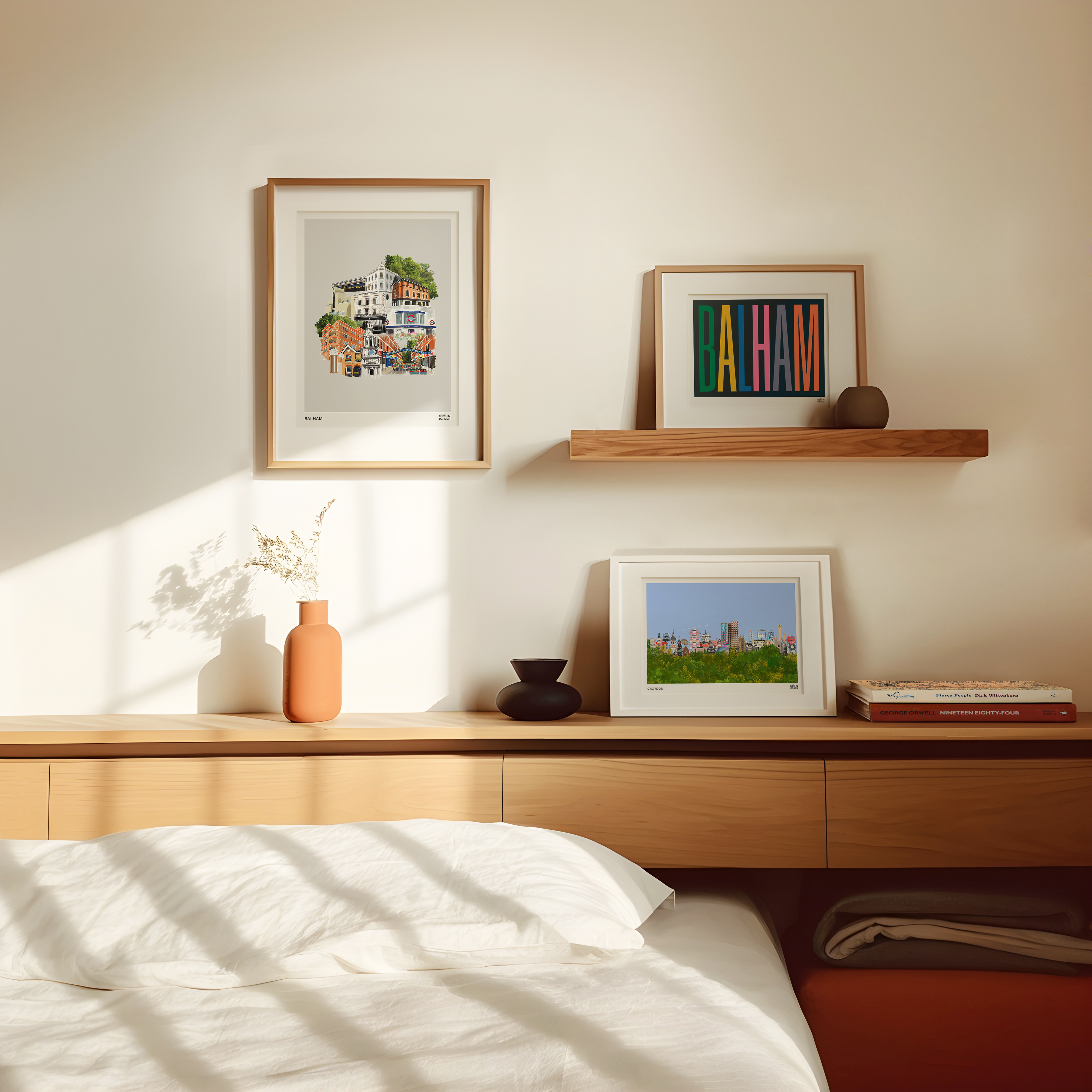 London Wall Art Prints on Gallery Wall