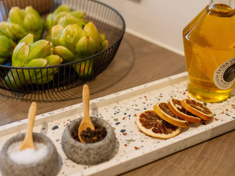 Terrazzo Tray in Kitchen