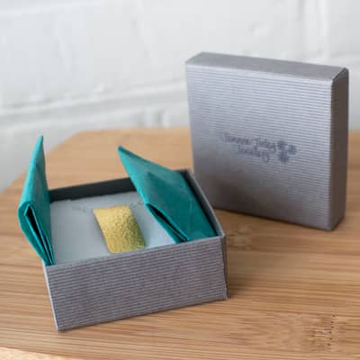 Joanne Tinley Jewellery packaging dove grey boxes