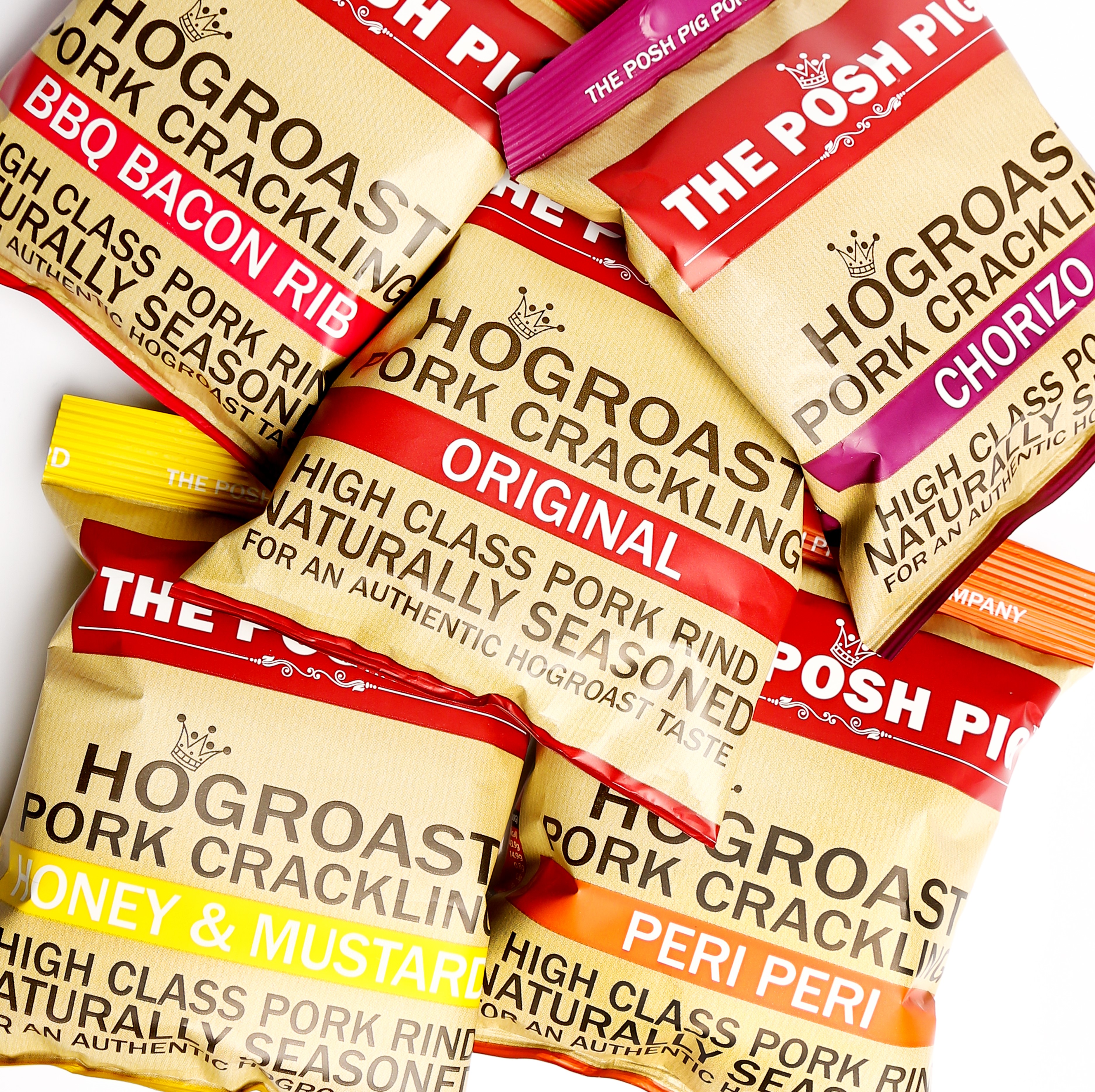 45g Foil Packets Available In 5 Unique Flavours