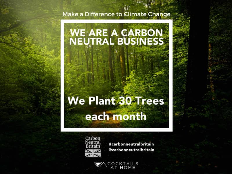 Cocktails At Home UK - Carbon neutral