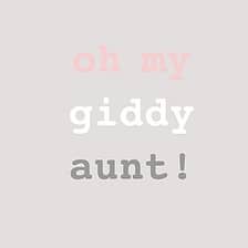 Oh my giddy aunt! logo