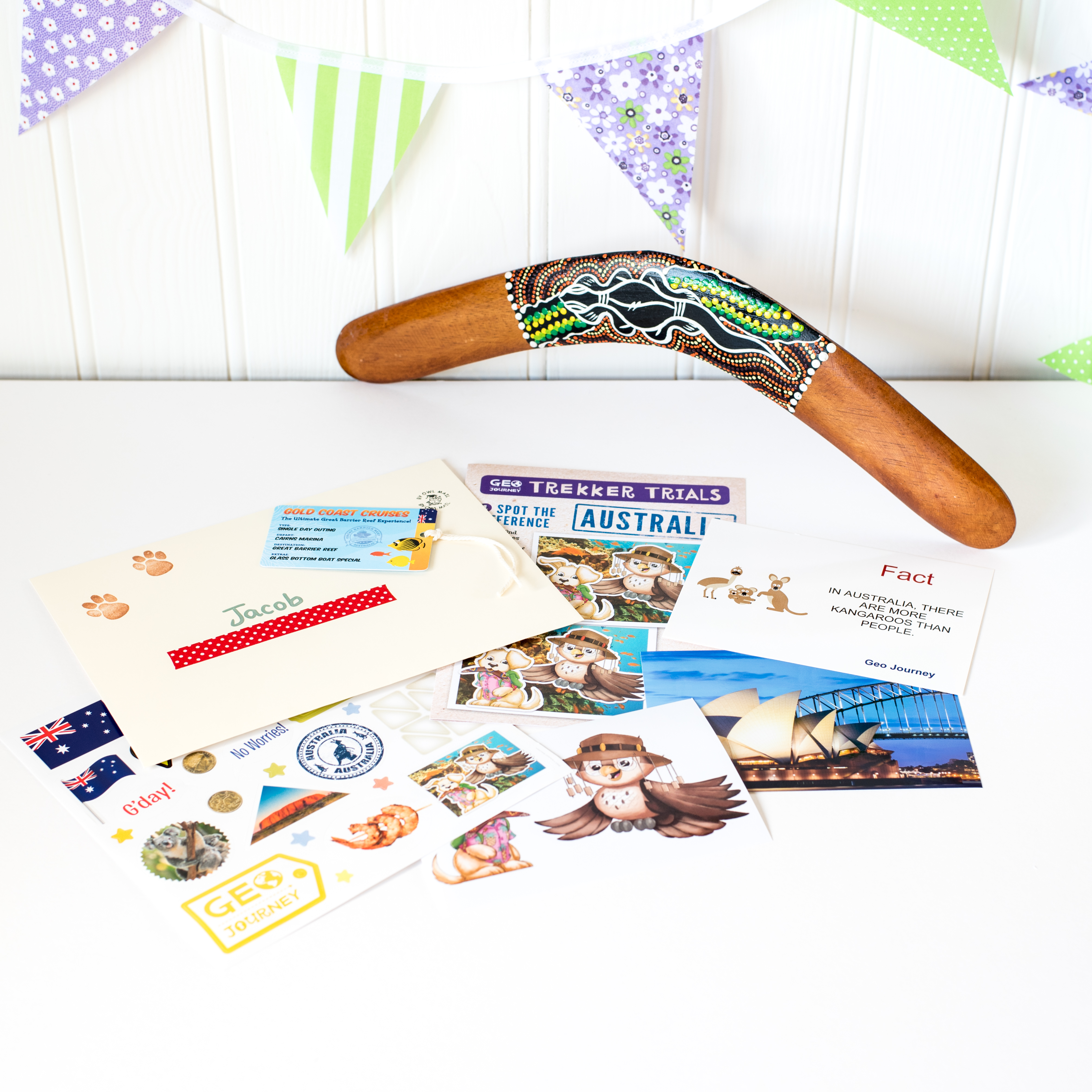 Learn about the world through exciting monthly packs delivered to your door!