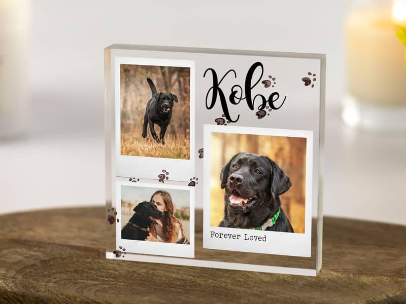 Dog Memorial Acrylic Block