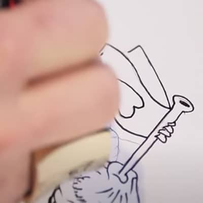 Alice in Wonderland drawing