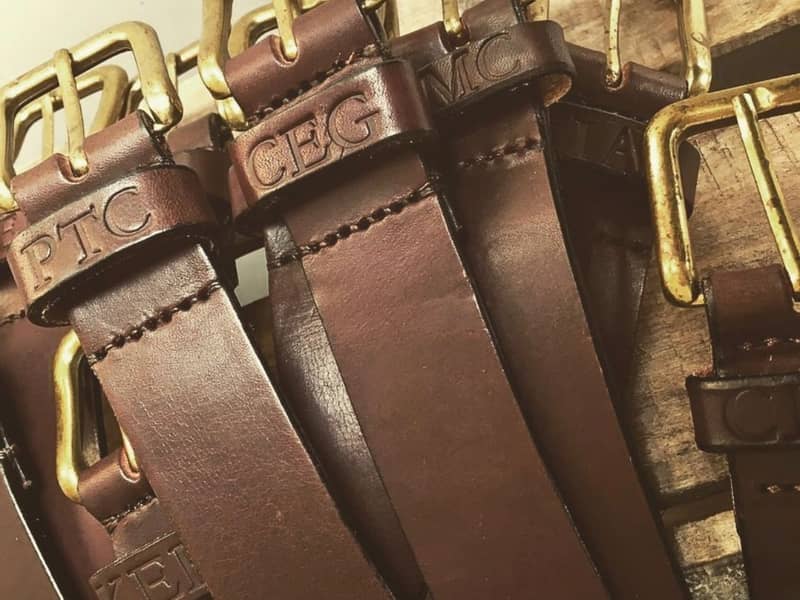 personalised belt