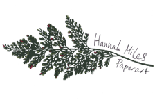 Hannah Miles Paperart logo