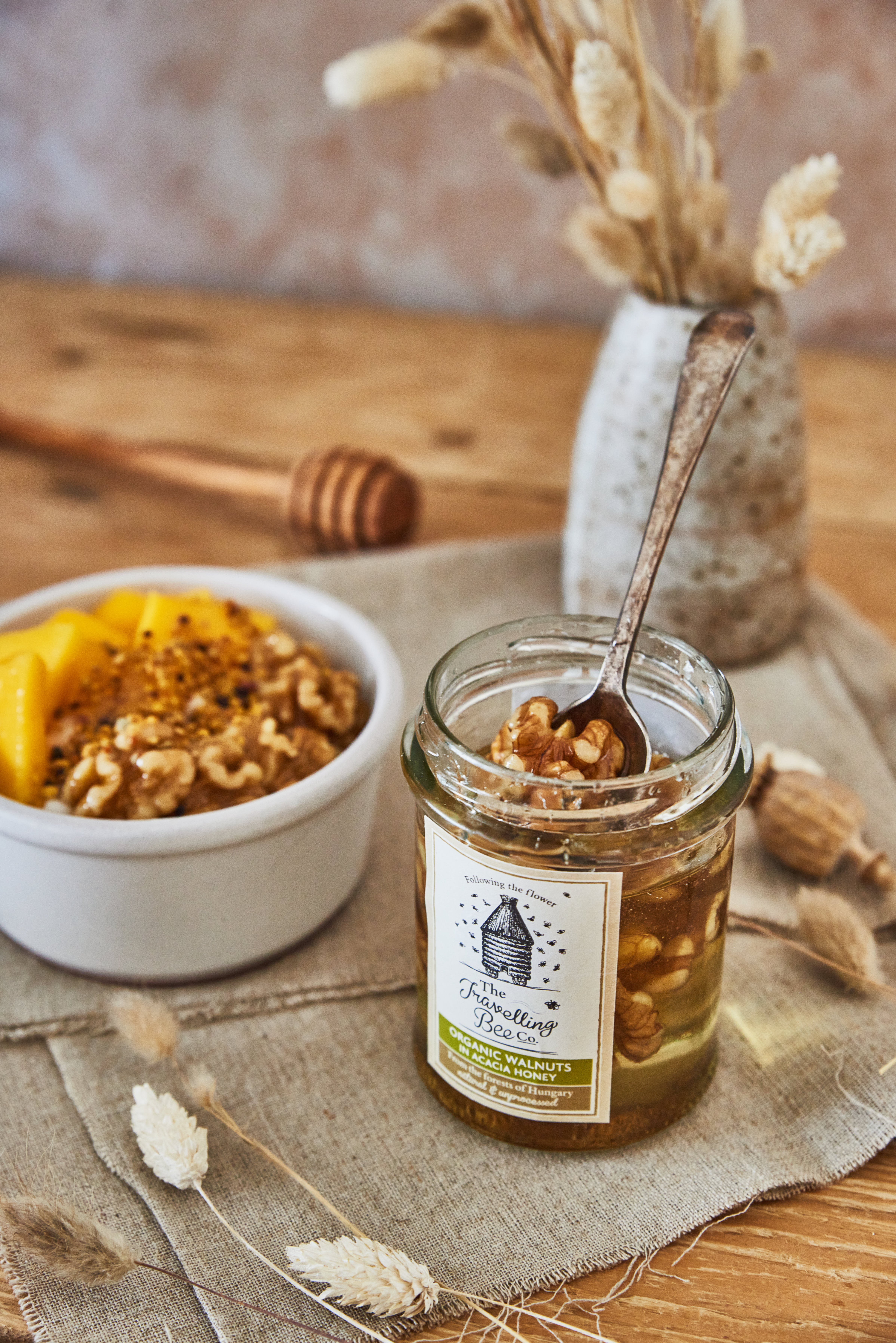 Walnuts in honey