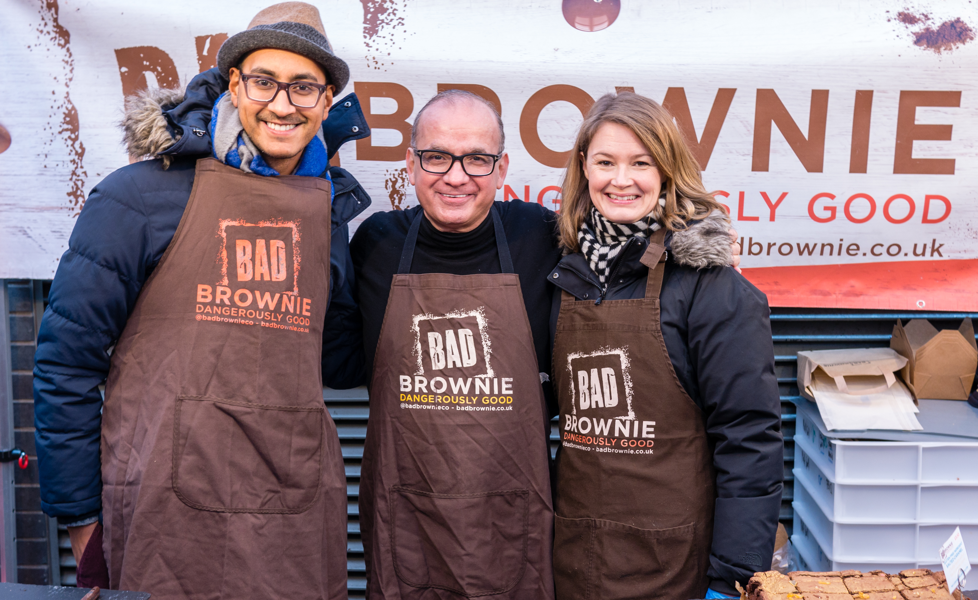 Founders Paz and Morag with our Dragon, Touker