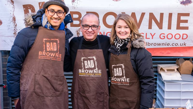 Founders Paz and Morag with our Dragon, Touker