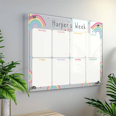 Kids Rainbow Weekly Planner
