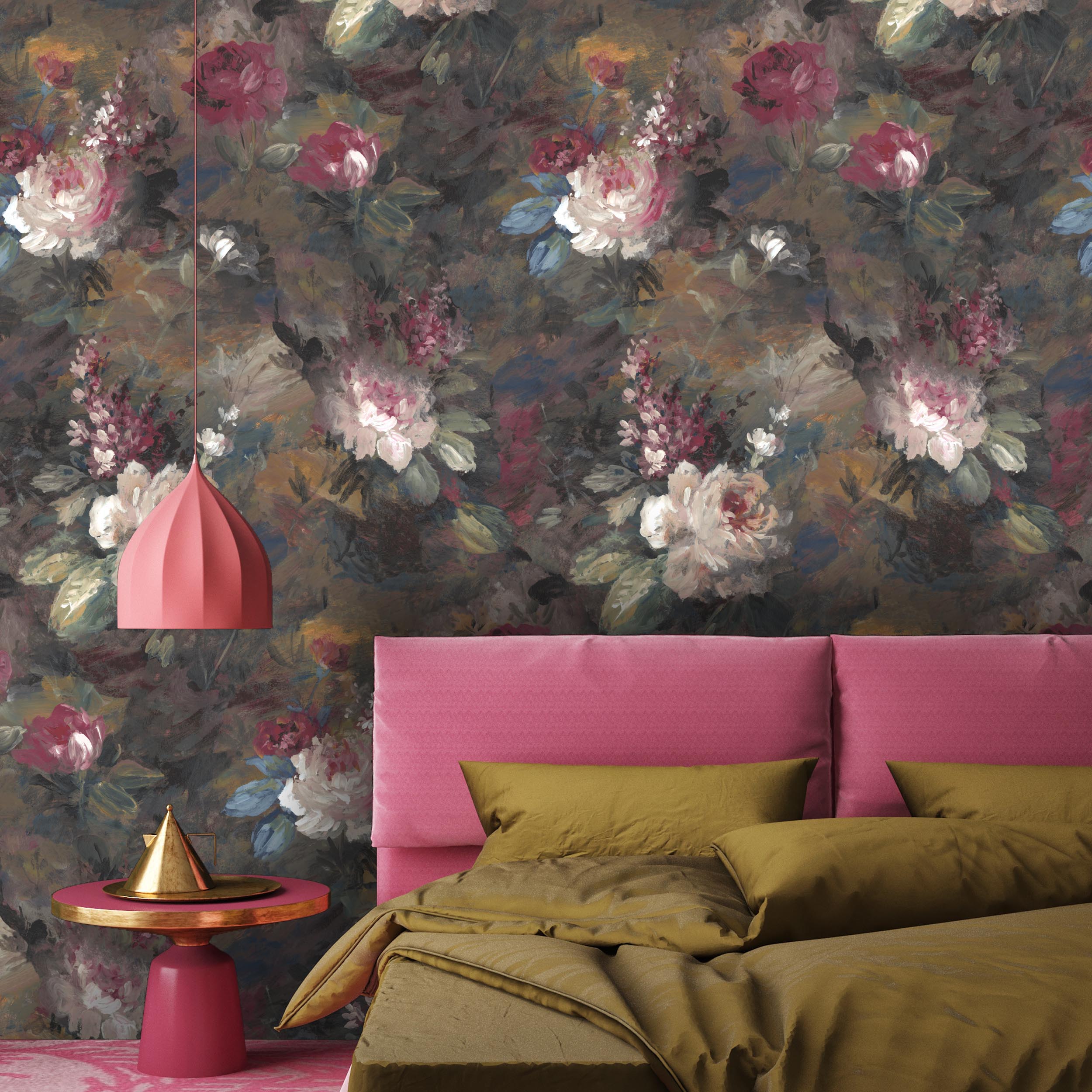 Ava Marika Moody Wallpaper by Woodchip & Magnolia 