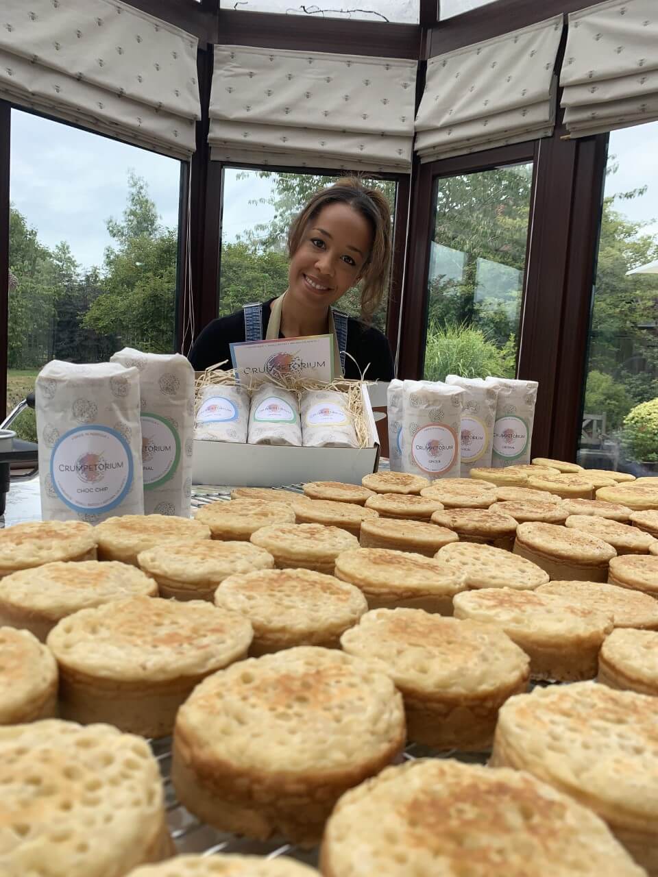 Experimental Crumpet maker - handmade crumpets