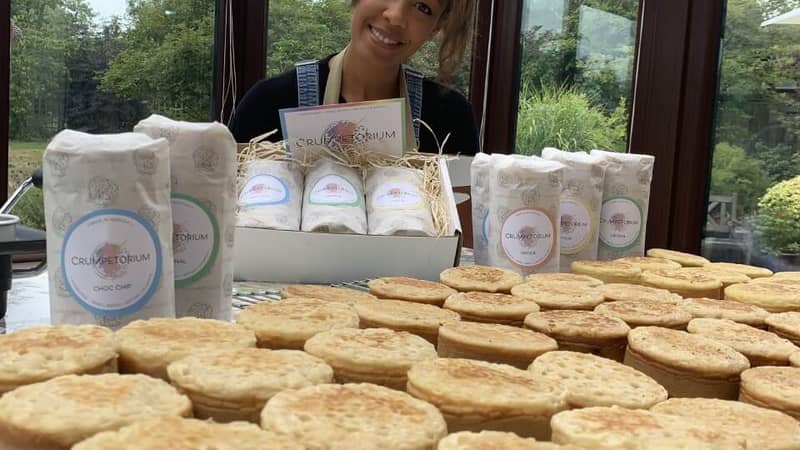 Experimental Crumpet maker - handmade crumpets