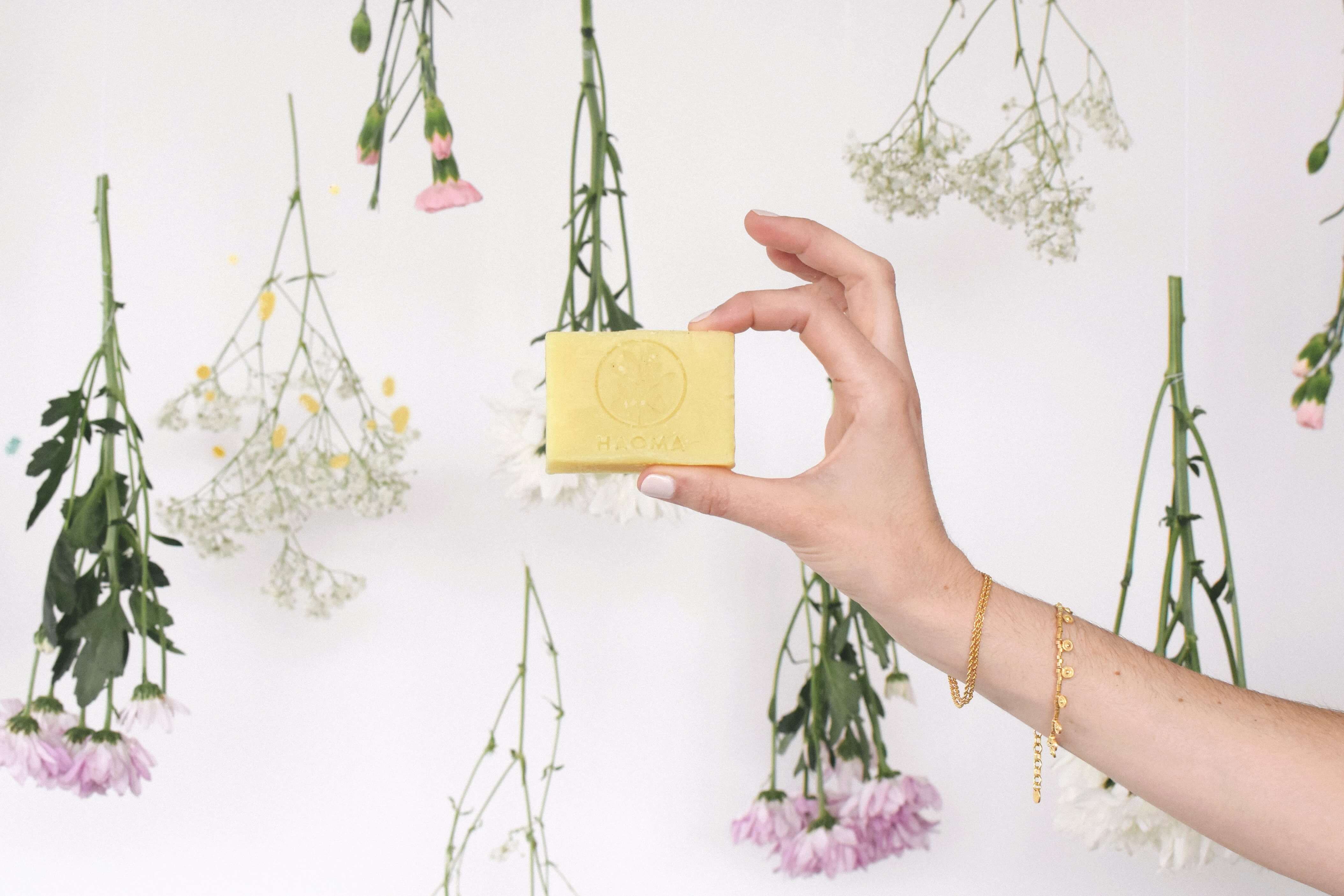 Disappear in moisturising clouds of lather with award-winning Haoma Organic Soaps