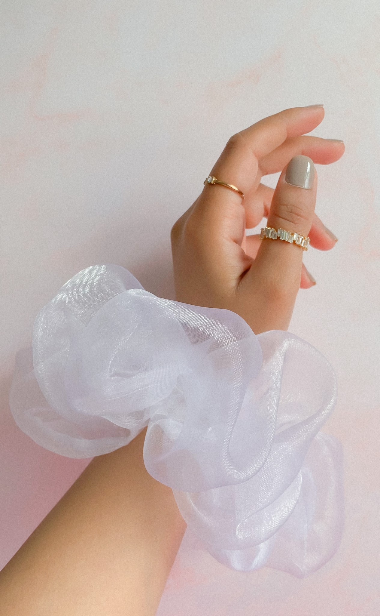 organza scrunchie