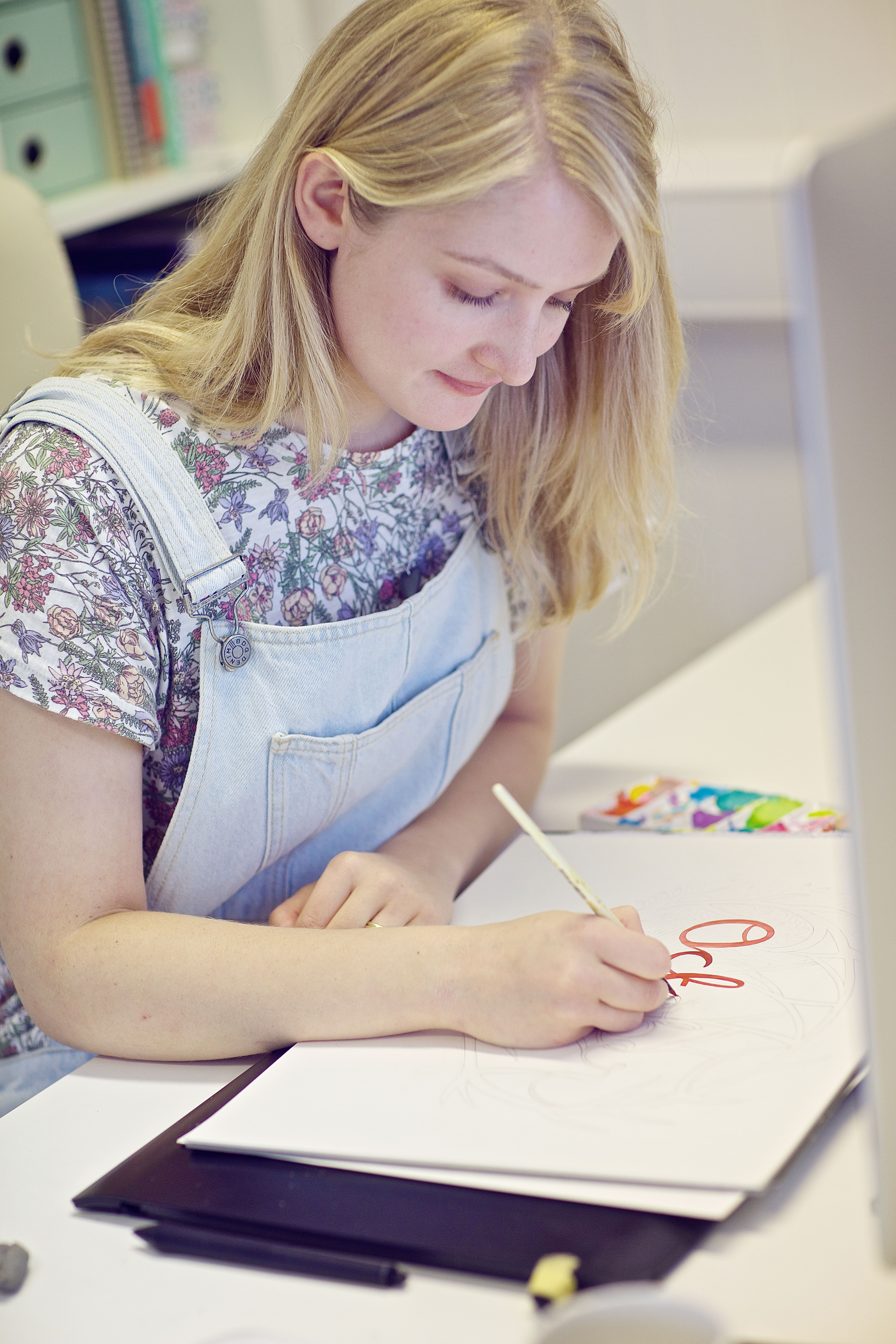 Me in my own little world, hard at work.