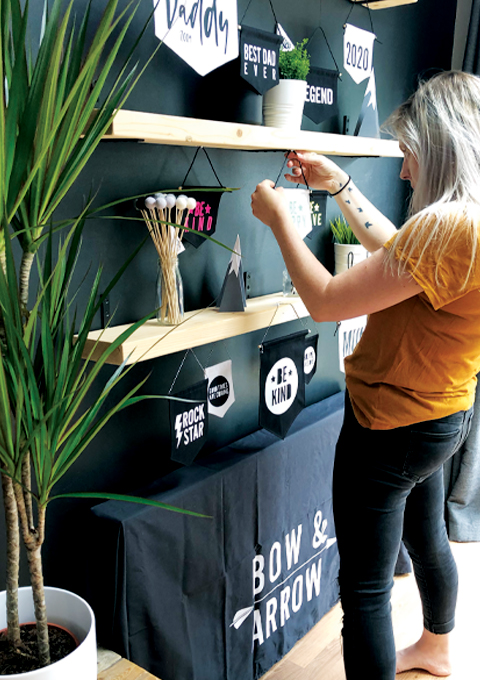 Setting up products for a virtual maker's market