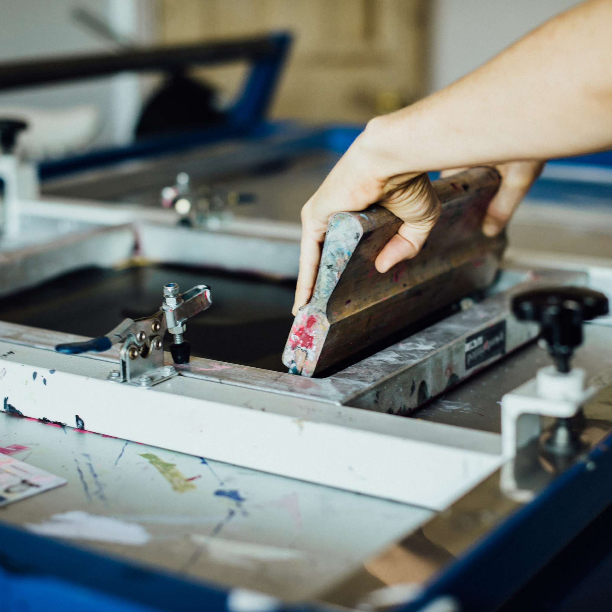 Hannah Carvell Screen printer