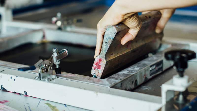 Hannah Carvell Screen printer