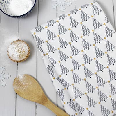 Scandi Trees Tea Towel