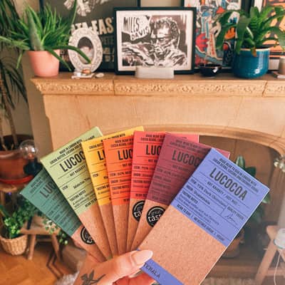 Our selection of 50g bars.