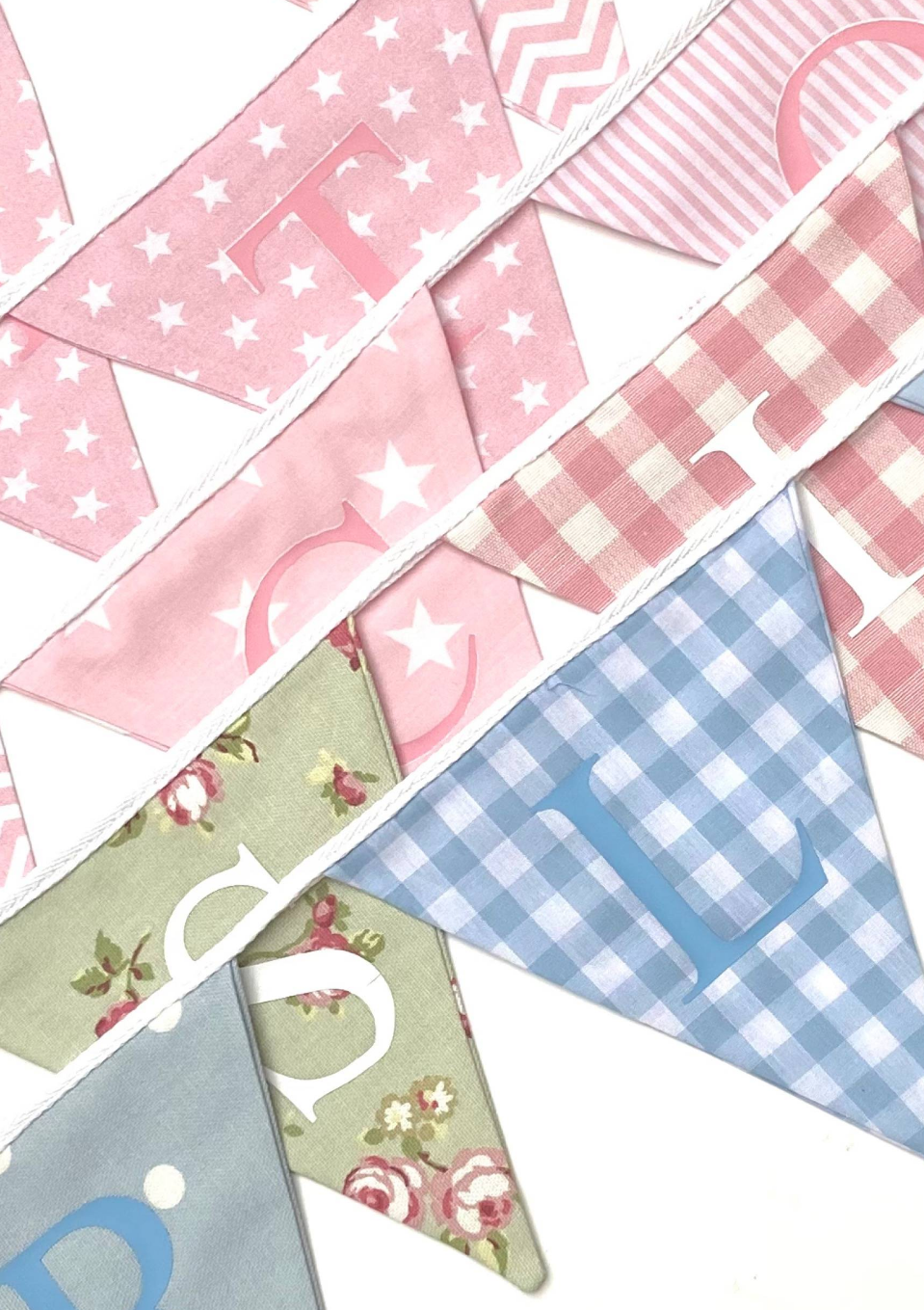 fabric letter and shape