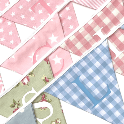 fabric letter and shape