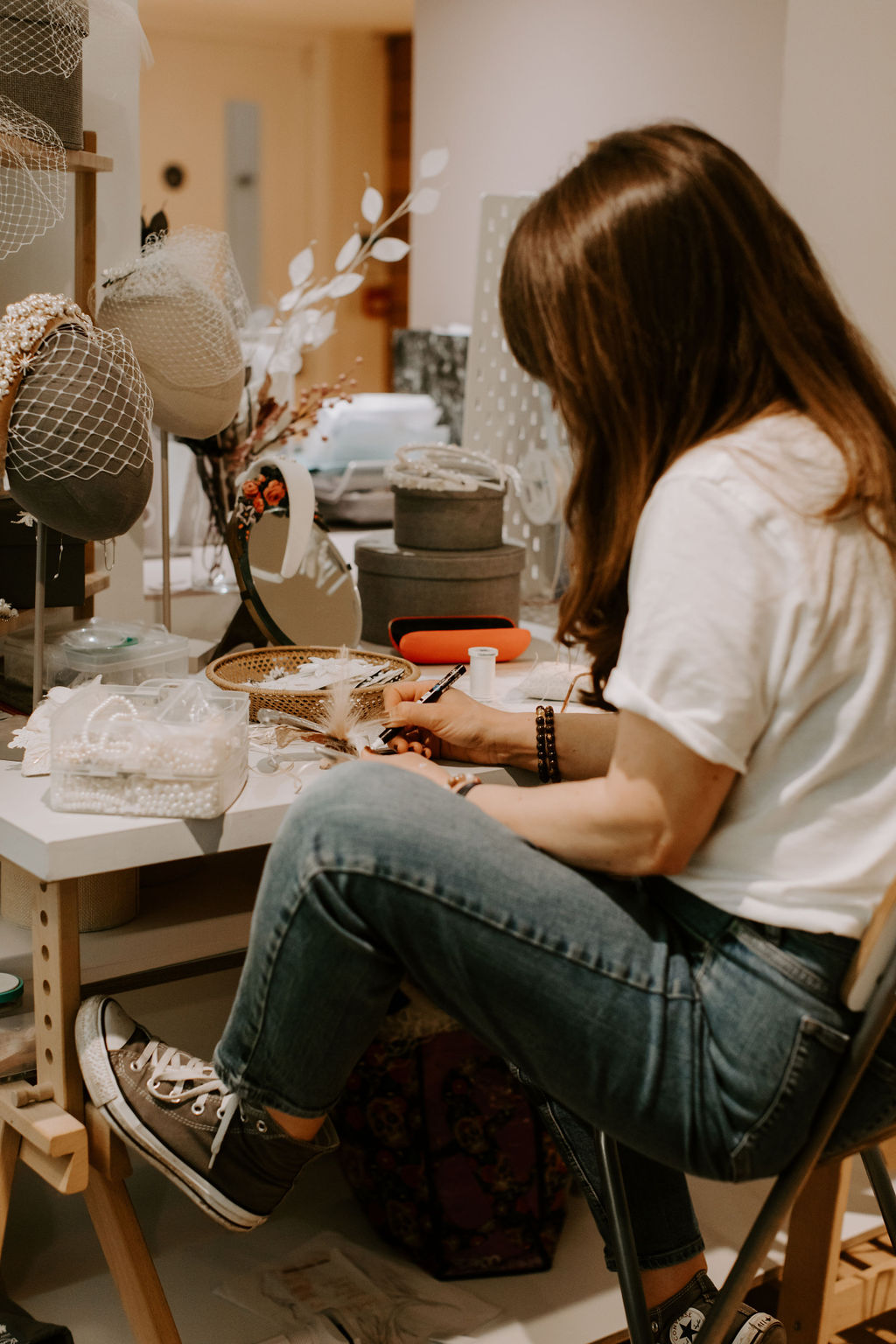 hand making wedding gifts