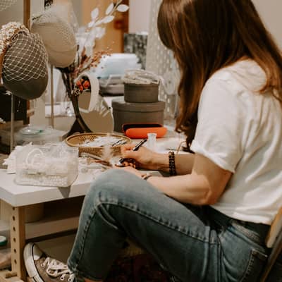 hand making wedding gifts