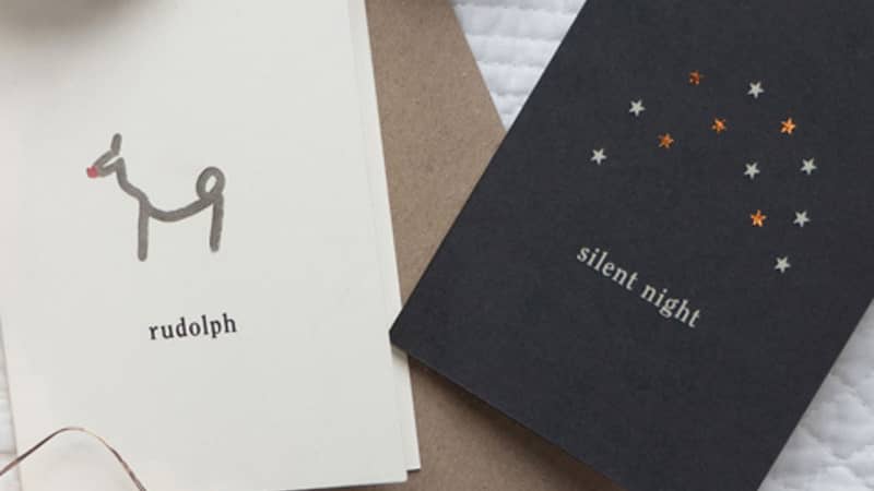 rudolph stars simply scandi greetings card pack