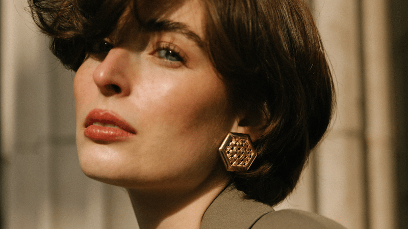 Soh vintage earrings statement