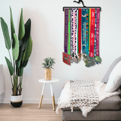 Male Runner Medal Holder