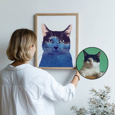 Personalised Pet Portrait Art Print