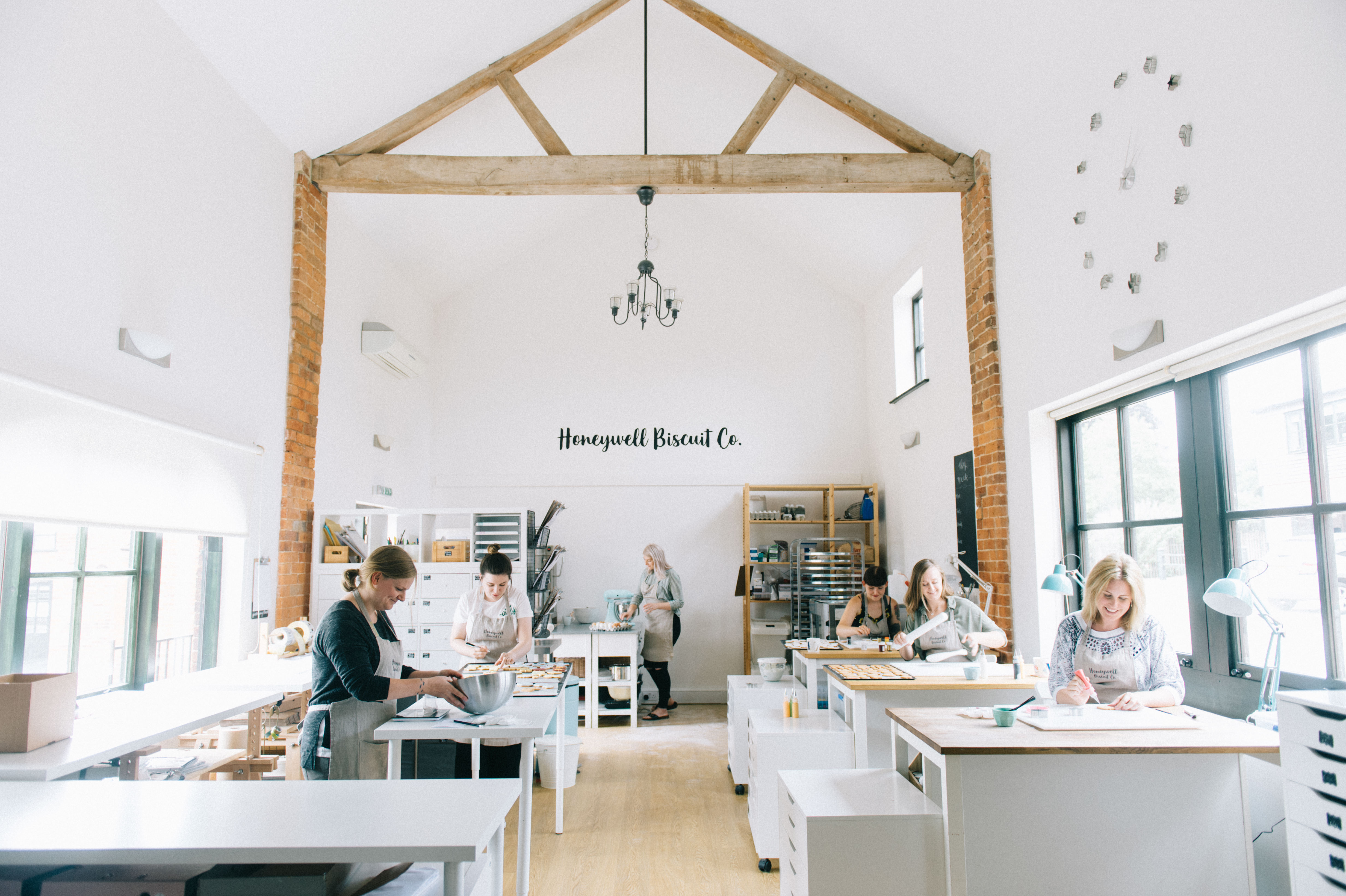 The bakery in action