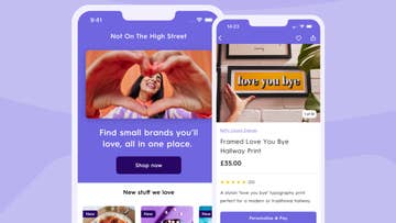 Not On The Highstreet mobile app