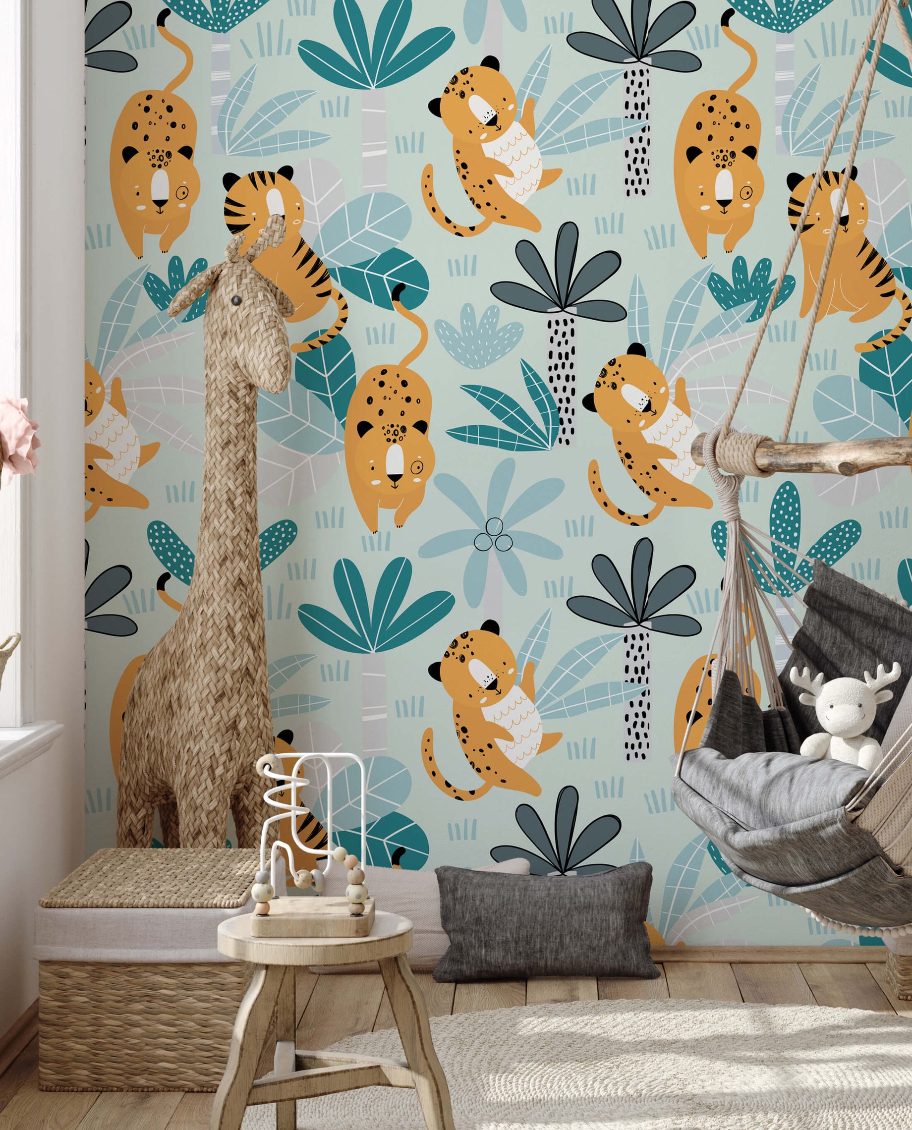 Children's tiger wallpaper