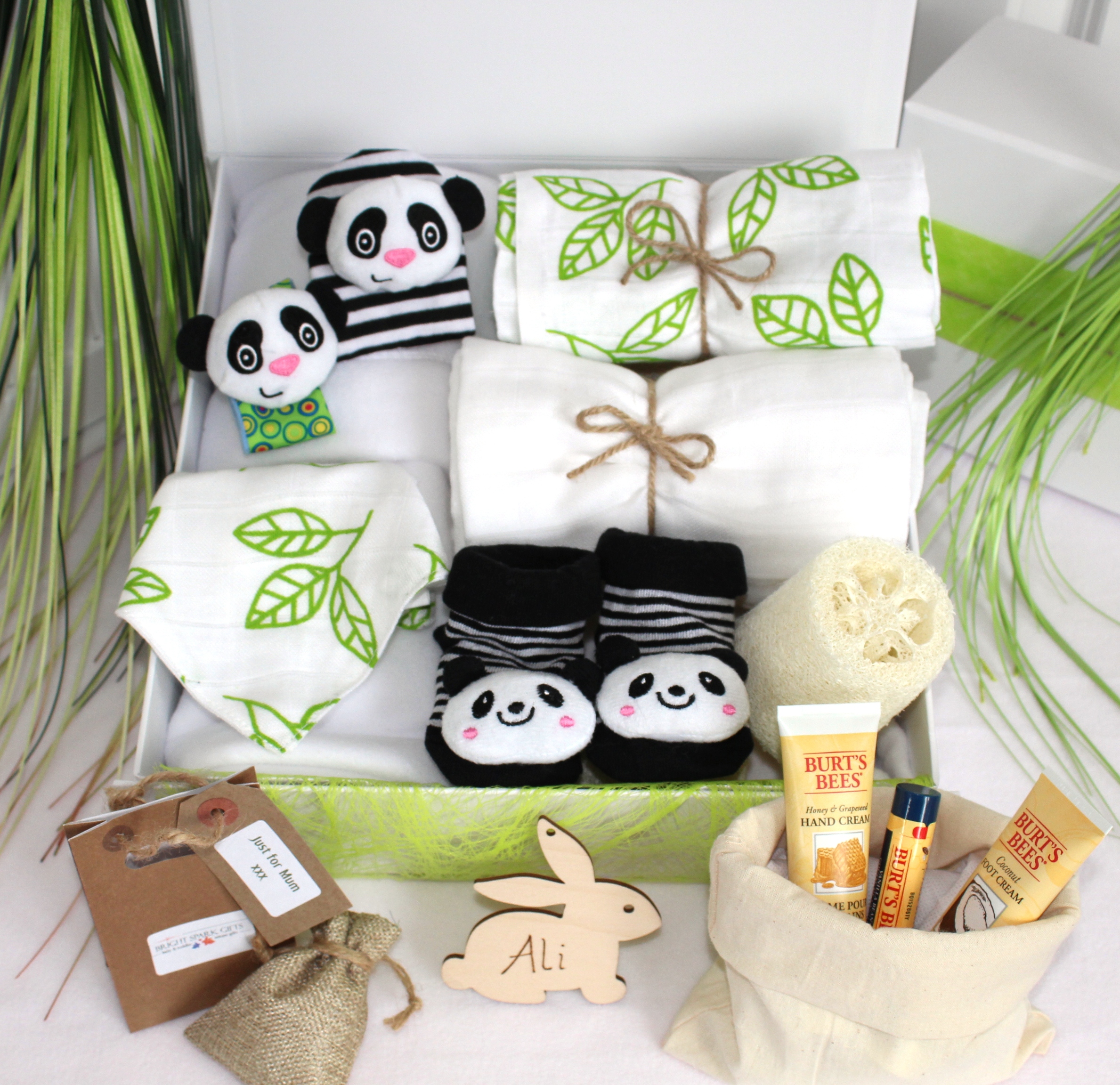 Organic bamboo and cotton muslins