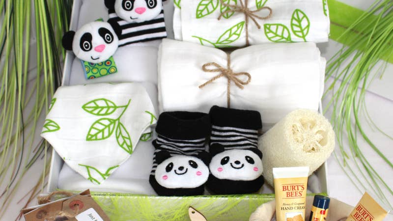 Organic bamboo and cotton muslins